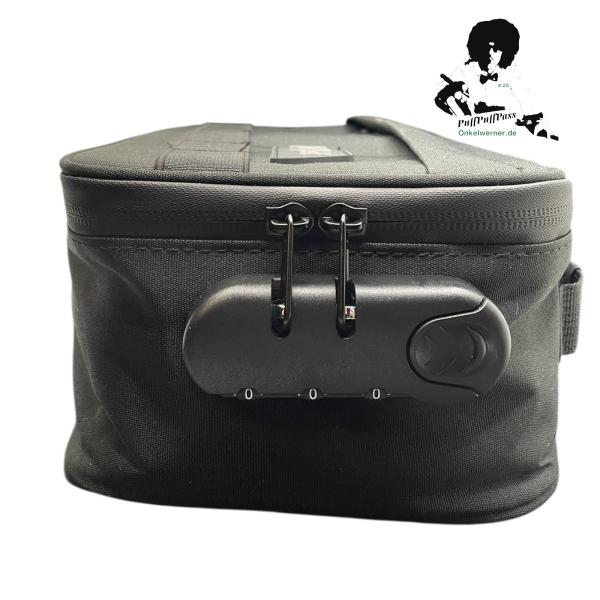 Geruchsdichte Tasche mit Schloss Schwarz